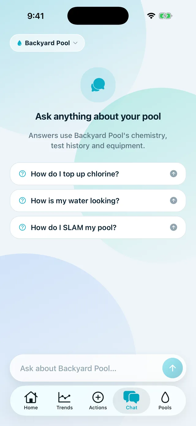 Chat assistant with suggested questions